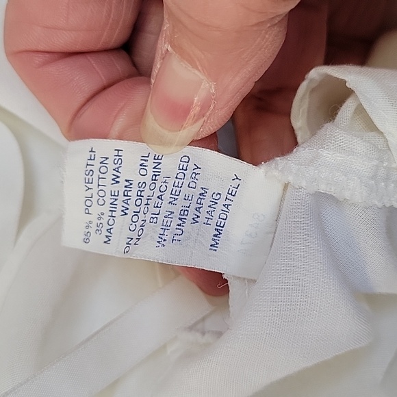 VGUC- Vintage 1970's Poly/Cotton Slip/Chemise - Picture 5 of 8